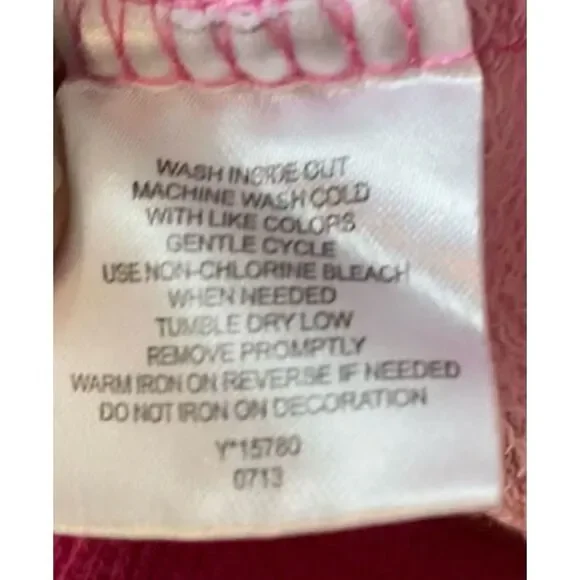 Girl’s Lace Skull Pink Pull-Over Shirt L (14-16) - Picture 7 of 7